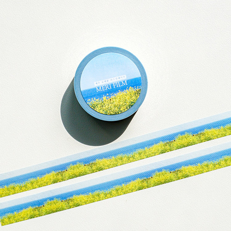 Meri Film Jeju Rapeseed Flower Paper Masking Tape Meri Film Jeju Rapeseed Flower Paper Masking Tape