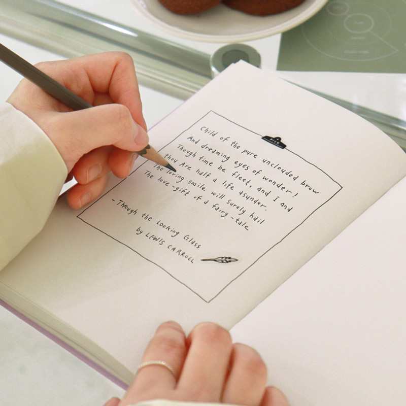 Usage example - Indigo Prism 280 B6 Hardcover Plain Notebook Usage example - Indigo Prism 280 B6 Hardcover Plain Notebook