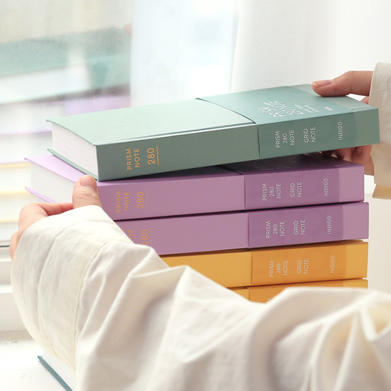 Hardcover - Indigo Prism 280 B6 Hardcover Grid Notebook Hardcover - Indigo Prism 280 B6 Hardcover Grid Notebook