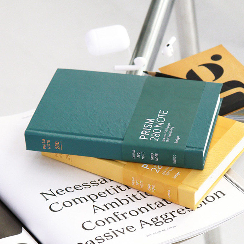 Indigo Prism 280 B6 Hardcover Grid Notebook Indigo Prism 280 B6 Hardcover Grid Notebook