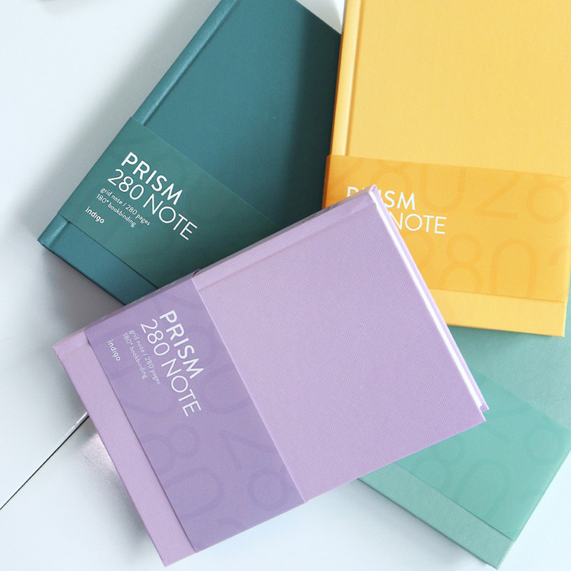 Indigo Prism 280 B6 Hardcover Grid Notebook Indigo Prism 280 B6 Hardcover Grid Notebook