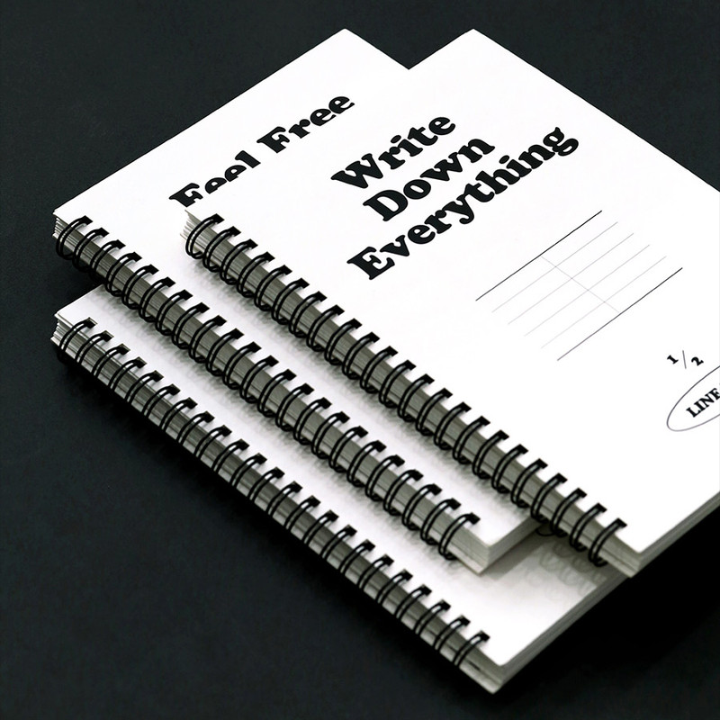 Wire binding - Indigo A5 Wire Bound Lined Grid Notebook Wire binding - Indigo A5 Wire Bound Lined Grid Notebook