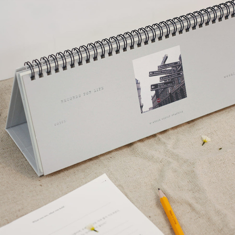 Parisien - O-CHECK Record For Life Standing Undated Weekly Desk Planner Parisien - O-CHECK Record For Life Standing Undated Weekly Desk Planner