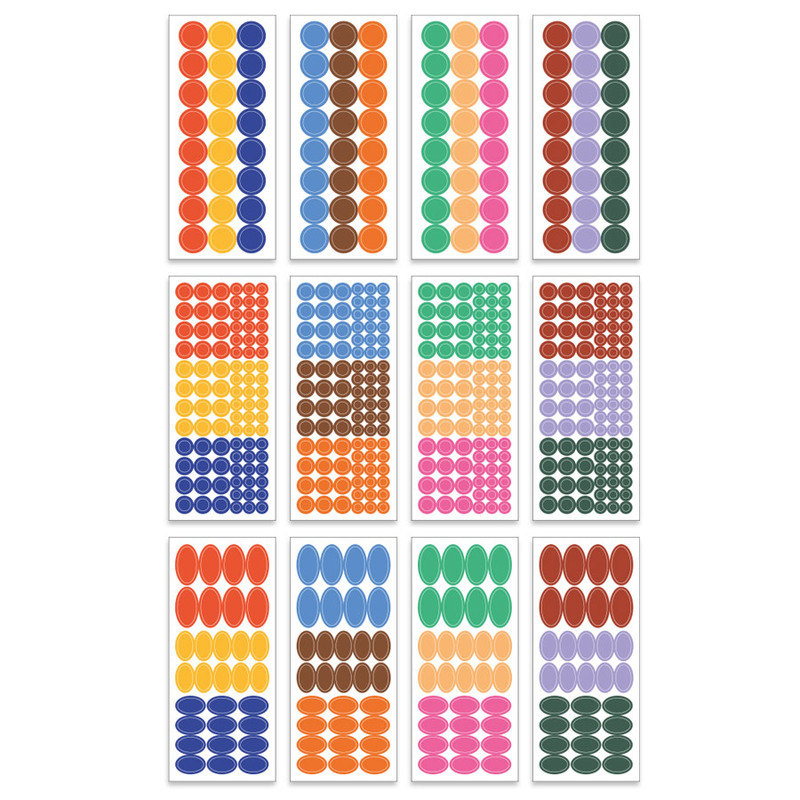 Paperian Pigment Circle Clear Removable Sticker Pack Paperian Pigment Circle Clear Removable Sticker Pack