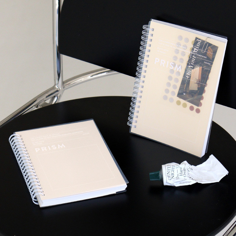 Indigo Prism 180 B6 Wirebound Blank Notebook