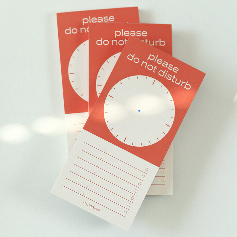 PAPERIAN Do Not Disturb Timetable Checklist Writing Pad PAPERIAN Do Not Disturb Timetable Checklist Writing Pad