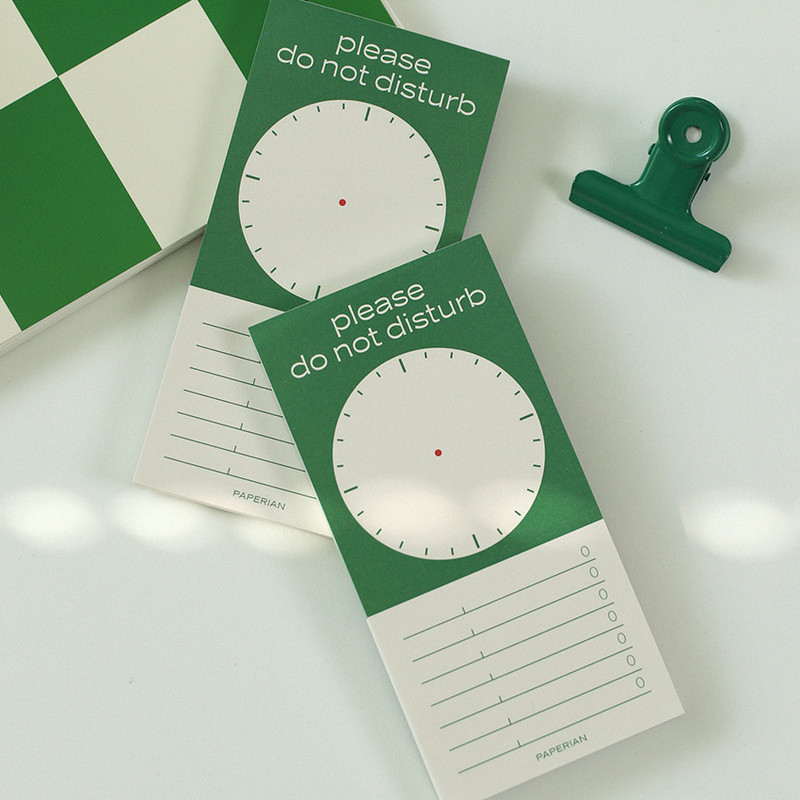 PAPERIAN Do Not Disturb Timetable Checklist Writing Pad PAPERIAN Do Not Disturb Timetable Checklist Writing Pad