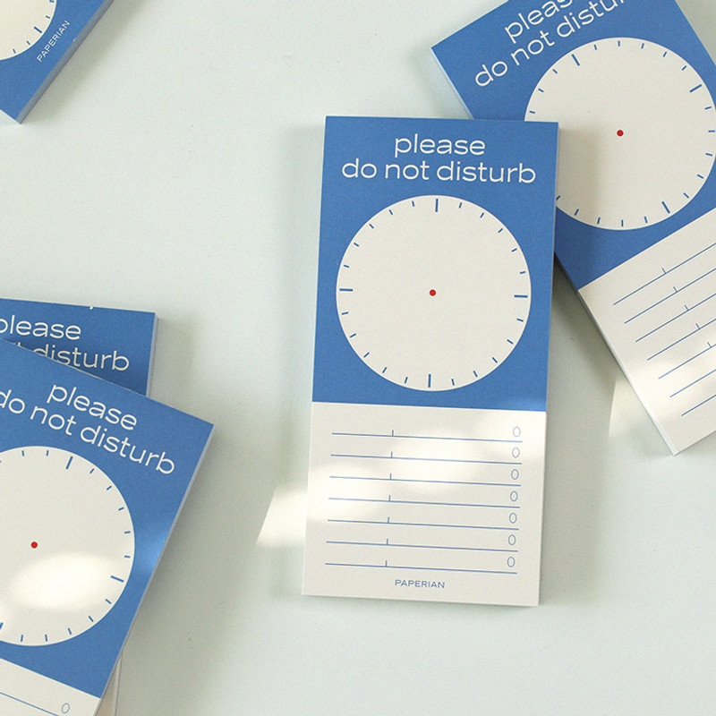 PAPERIAN Do Not Disturb Timetable Checklist Writing Pad PAPERIAN Do Not Disturb Timetable Checklist Writing Pad