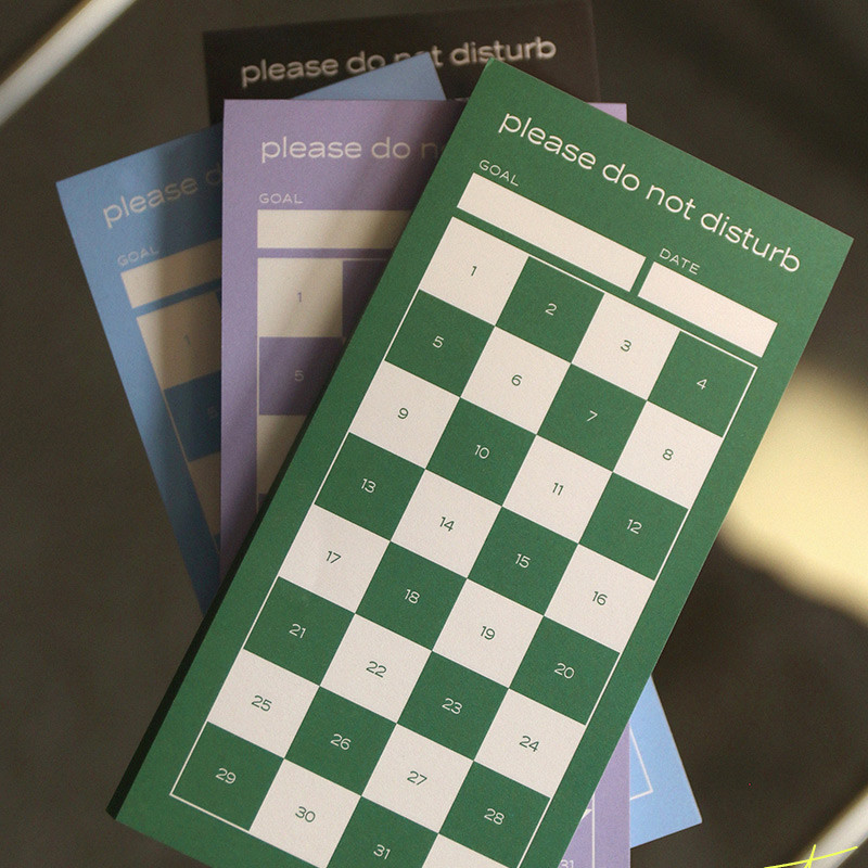 PAPERIAN Do Not Disturb Goal Tracker Planner Writing Pad