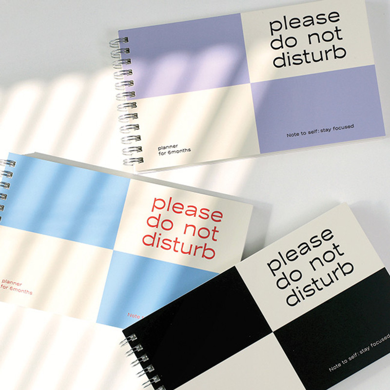 PAPERIAN Do Not Disturb 6 months Dateless Weekly Planner PAPERIAN Do Not Disturb 6 months Dateless Weekly Planner