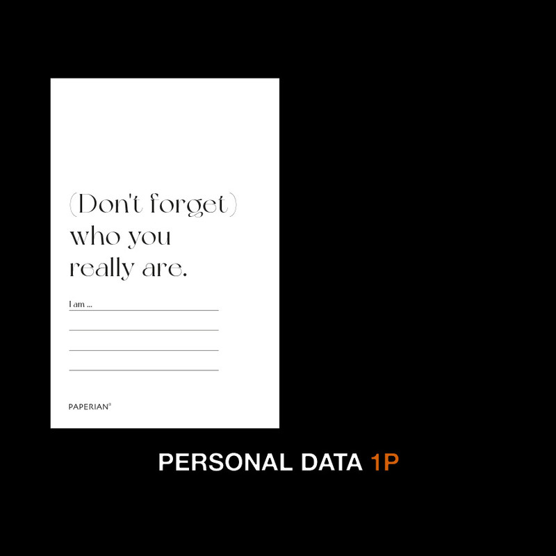 Personal data - PAPERIAN Daily Reminder Dateless Daily Checklist Planner Personal data - PAPERIAN Daily Reminder Dateless Daily Checklist Planner