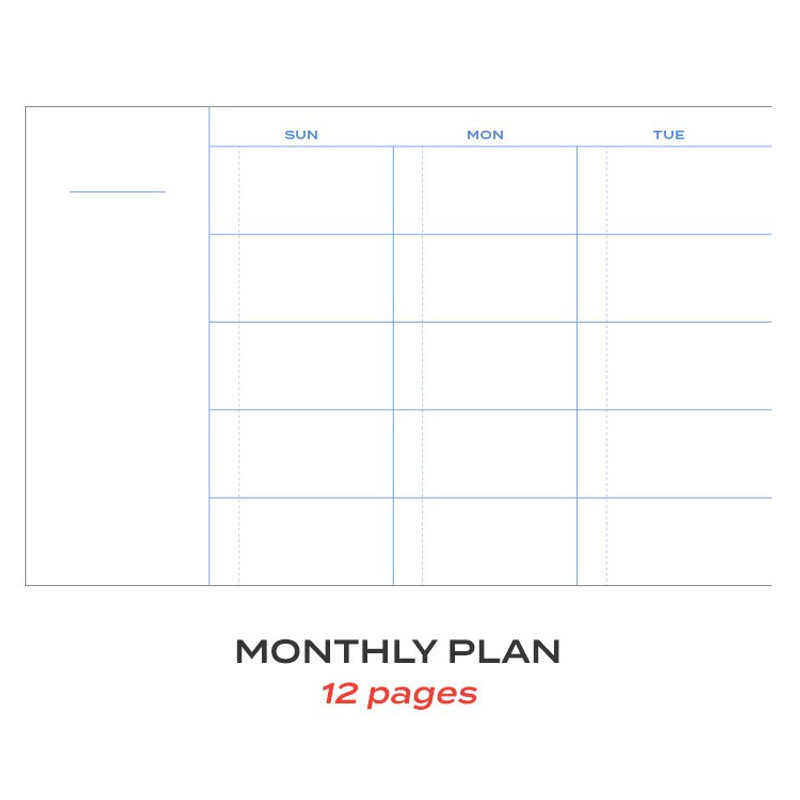 Monthly plan - ICONIC Archive 6 months Dateless Weekly Planner Monthly plan - ICONIC Archive 6 months Dateless Weekly Planner