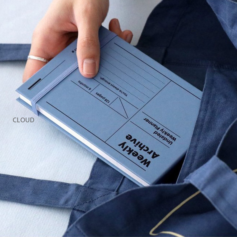 Cloud - ICONIC Archive 6 months Dateless Weekly Planner Cloud - ICONIC Archive 6 months Dateless Weekly Planner