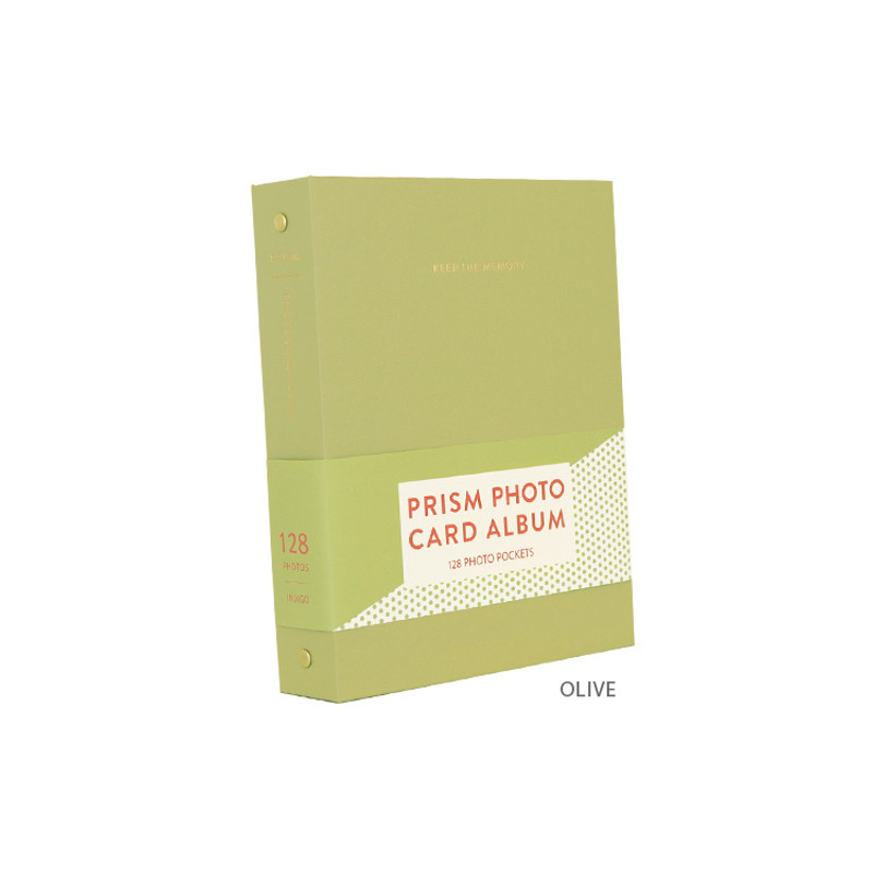 Olive - Indigo Keep The Memory Slip In Pocket Photo Name Card Album Olive - Indigo Keep The Memory Slip In Pocket Photo Name Card Album