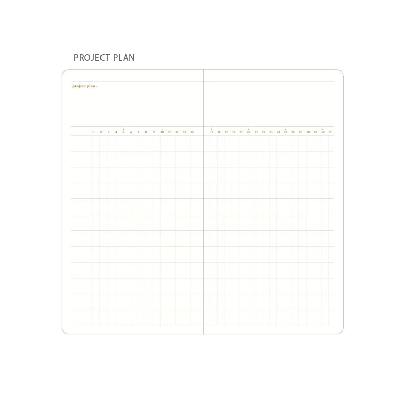 Project plan - Byfulldesign Notable Memory Dateless Daily Planner Scheduler Project plan - Byfulldesign Notable Memory Dateless Daily Planner Scheduler