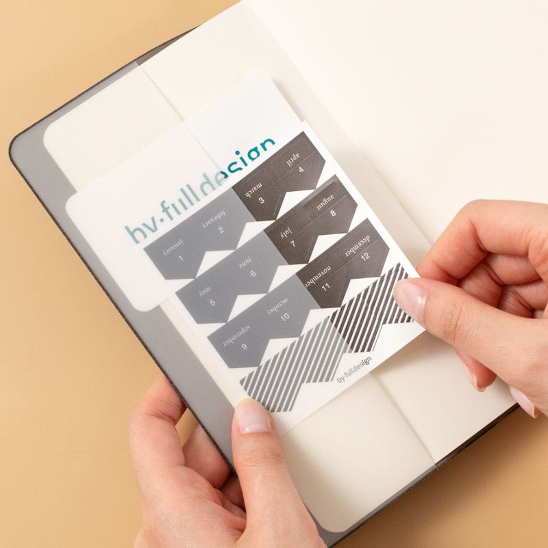 Inner pocket - Byfulldesign Notable Memory Dateless Daily Planner Scheduler Inner pocket - Byfulldesign Notable Memory Dateless Daily Planner Scheduler