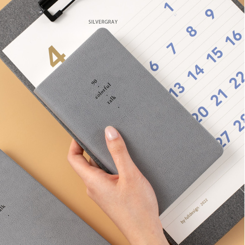 Silvergray - Byfulldesign Notable Memory Dateless Daily Planner Scheduler Silvergray - Byfulldesign Notable Memory Dateless Daily Planner Scheduler