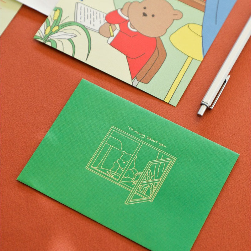 Dailylike My Buddy Daily Letter and Envelope Set 05-08