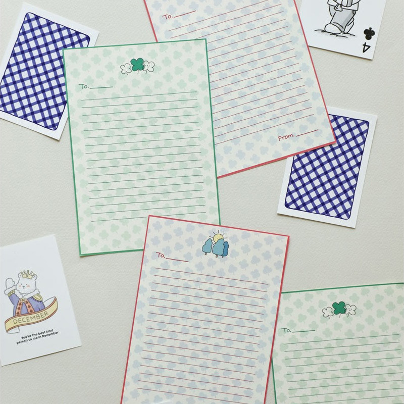 Dailylike My Buddy Daily Letter and Envelope Set 05-08