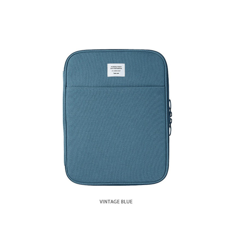 Vintage blue - Table Talk Archive iPad Galaxy Tab Sleeve Case Vintage blue - Table Talk Archive iPad Galaxy Tab Sleeve Case