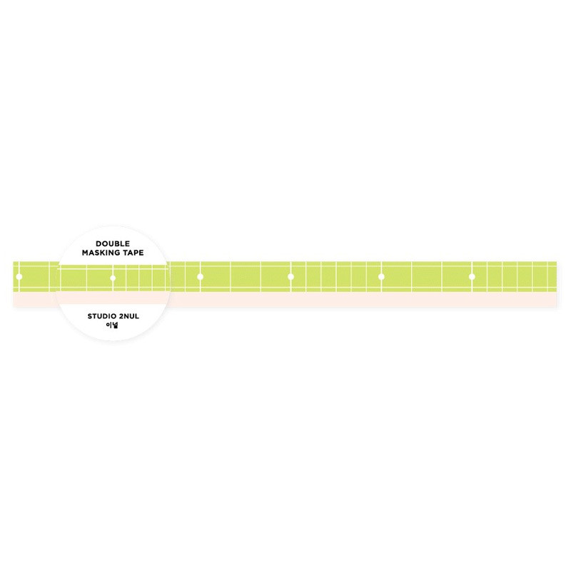Lime - 2NUL Colorful Double Pattern Masking Tape