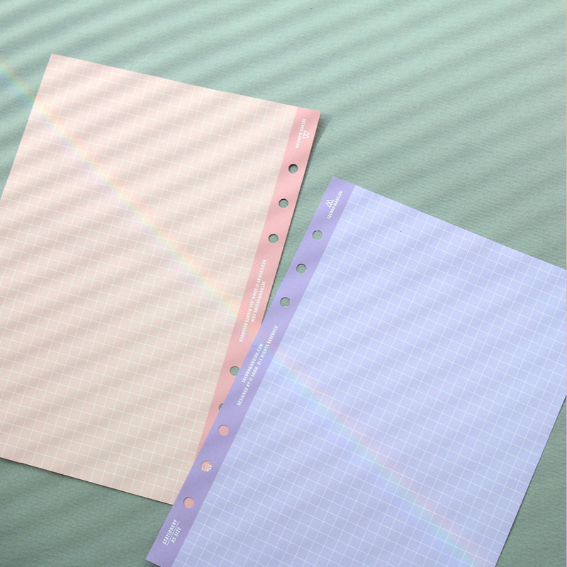 Second Mansion Color Grid 6-ring A5 notebook Paper Refills Second Mansion Color Grid 6-ring A5 notebook Paper Refills