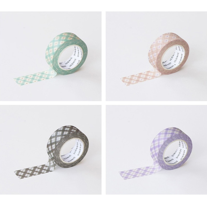 Pattern 8 Masking Tape Set with a cardboard box