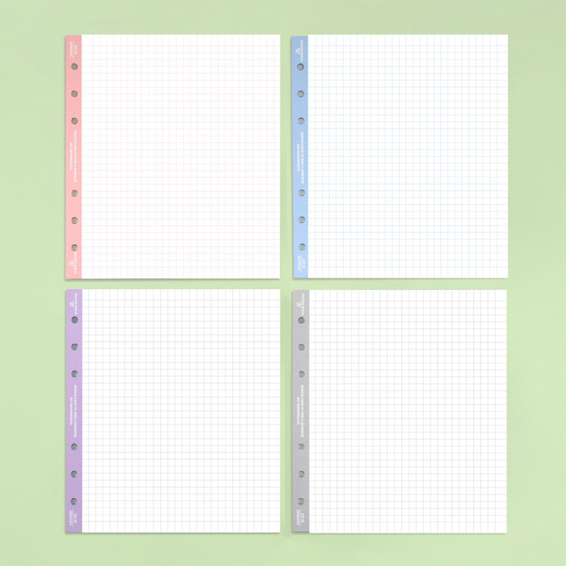 Second Mansion Grid 6-ring A6 notebook Paper Refills