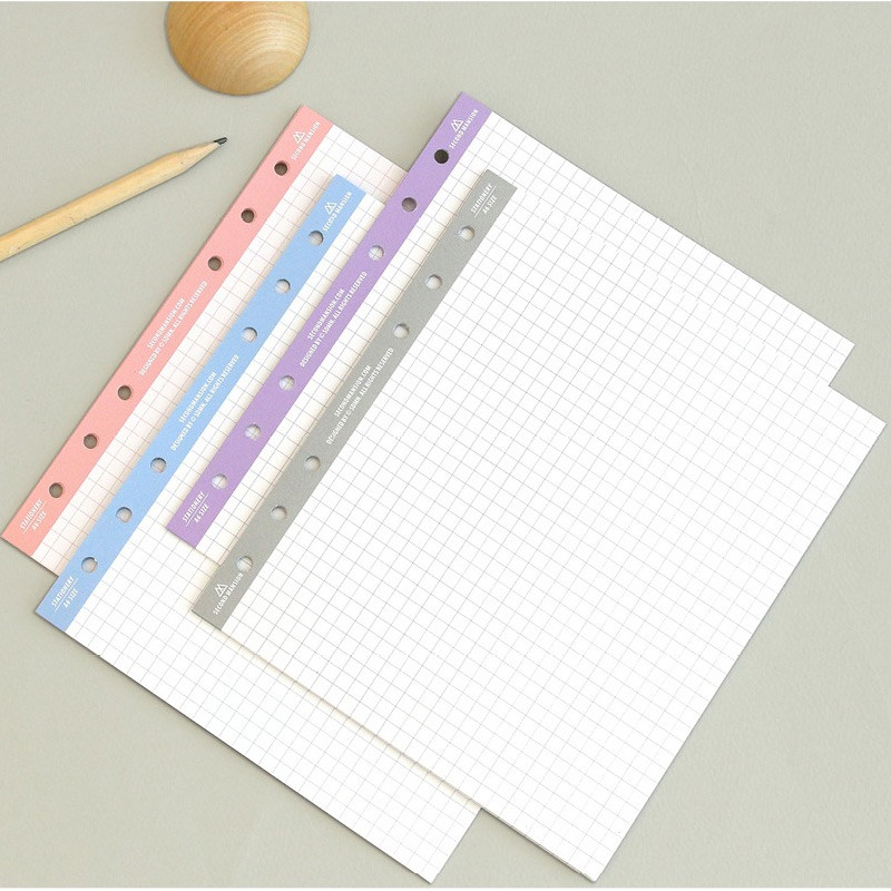 Second Mansion Grid 6-ring A6 notebook Paper Refills