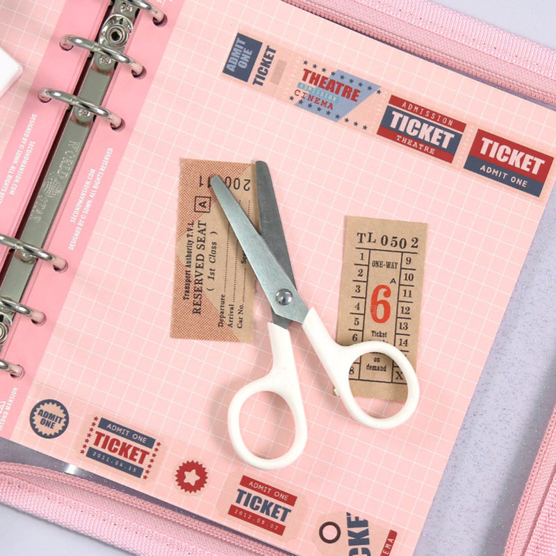 Usage example - Second Mansion Color Grid 6-ring A6 notebook Paper Refills