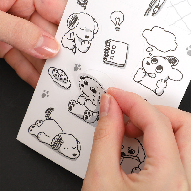 Usage example - PLEPLE Bodle Removable Sticker and Speech Bubble Sticker Set Usage example - PLEPLE Bodle Removable Sticker and Speech Bubble Sticker Set