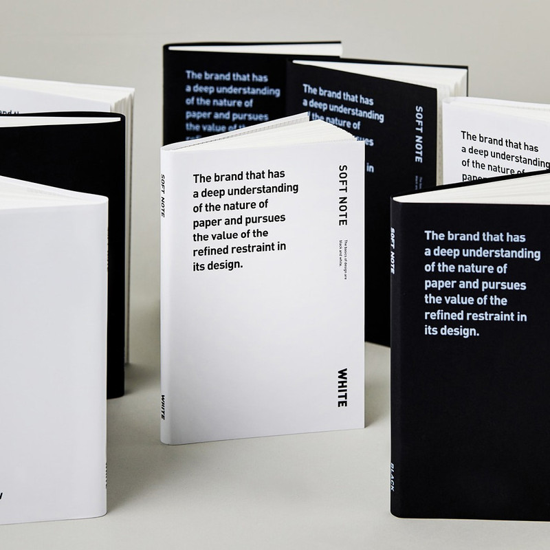 Ardium B+W Medium PVC Cover Lined Notebook