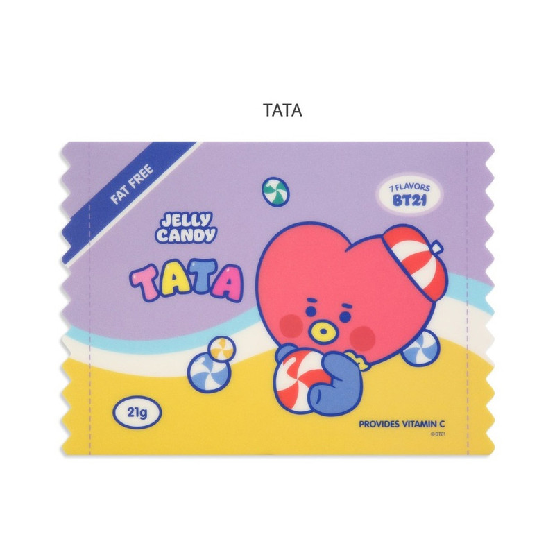 TATA - BT21 Jelly Candy PVC Mouse Pad