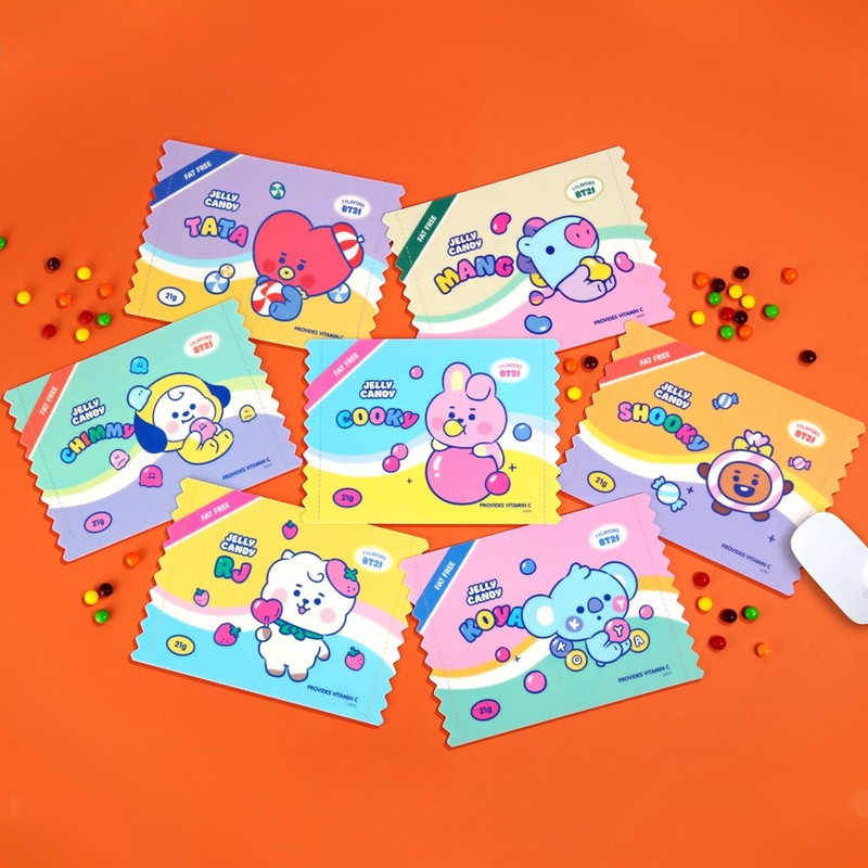 BT21 Jelly Candy PVC Mouse Pad