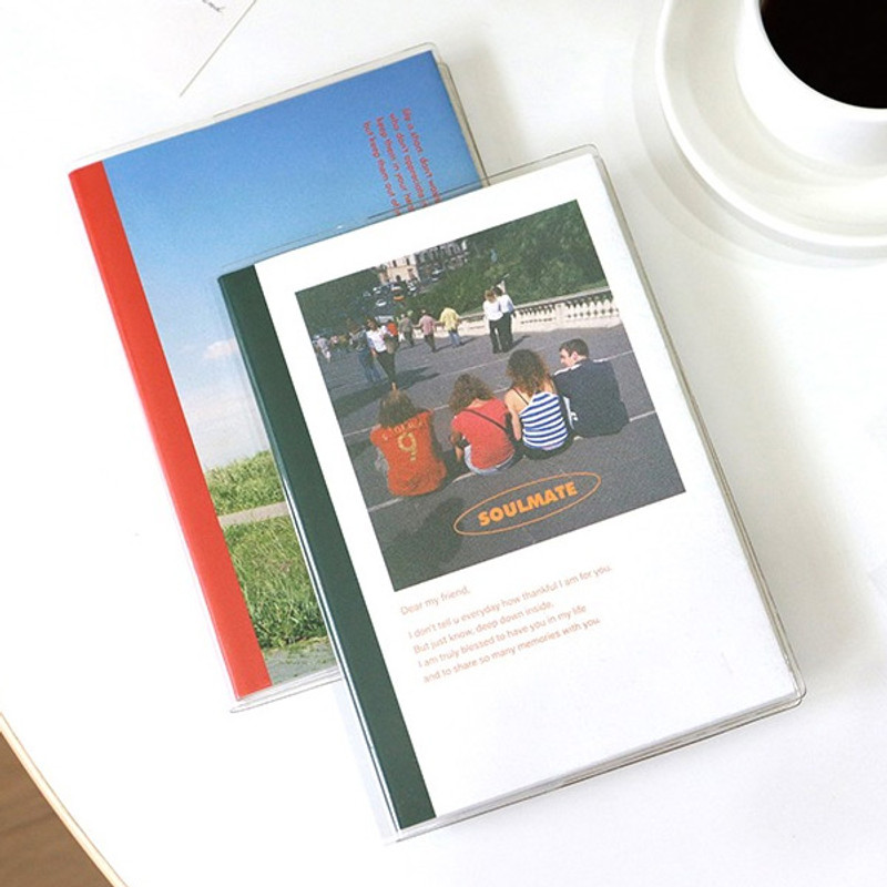 Clear PVC cover - Indigo Mind Snap 8 Months Dateless Monthly Planner