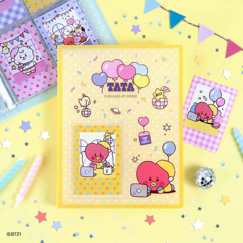 Usage example - BT21 Baby Party Slip In Pocket Photo Card Album