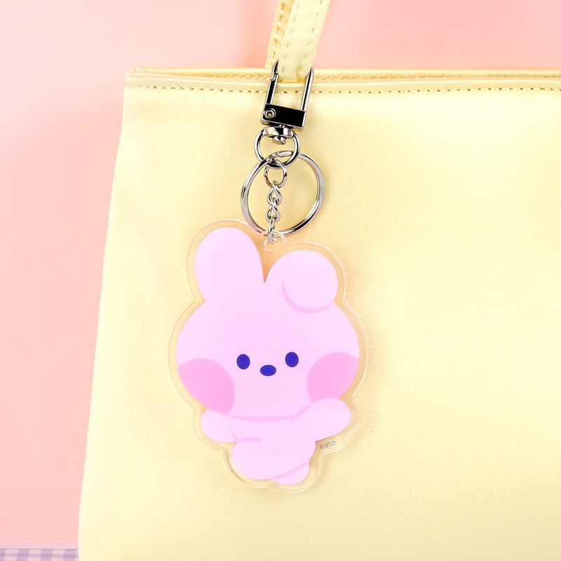 BT21 Minini Big Acrylic Keyring Key Holder BT21 Minini Big Acrylic Keyring Key Holder