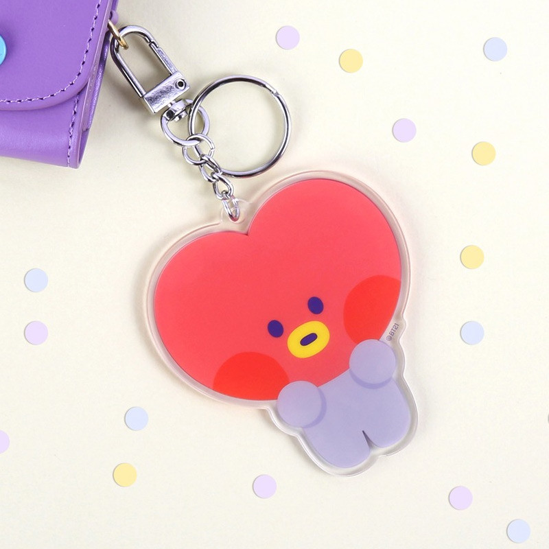 BT21 Minini Big Acrylic Keyring Key Holder BT21 Minini Big Acrylic Keyring Key Holder