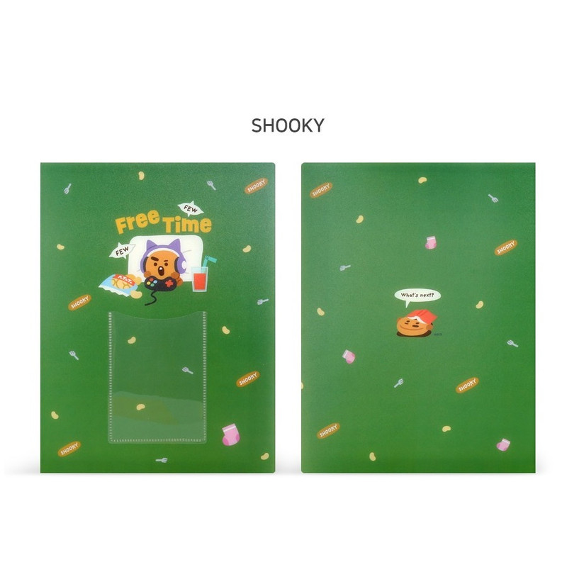 SHOOKY - BT21 Home All Day Slip In Pocket Photo Card Album SHOOKY - BT21 Home All Day Slip In Pocket Photo Card Album