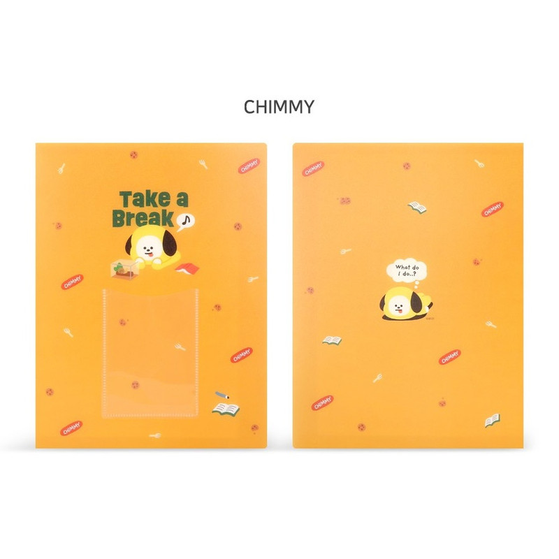 CHIMMY - BT21 Home All Day Slip In Pocket Photo Card Album CHIMMY - BT21 Home All Day Slip In Pocket Photo Card Album