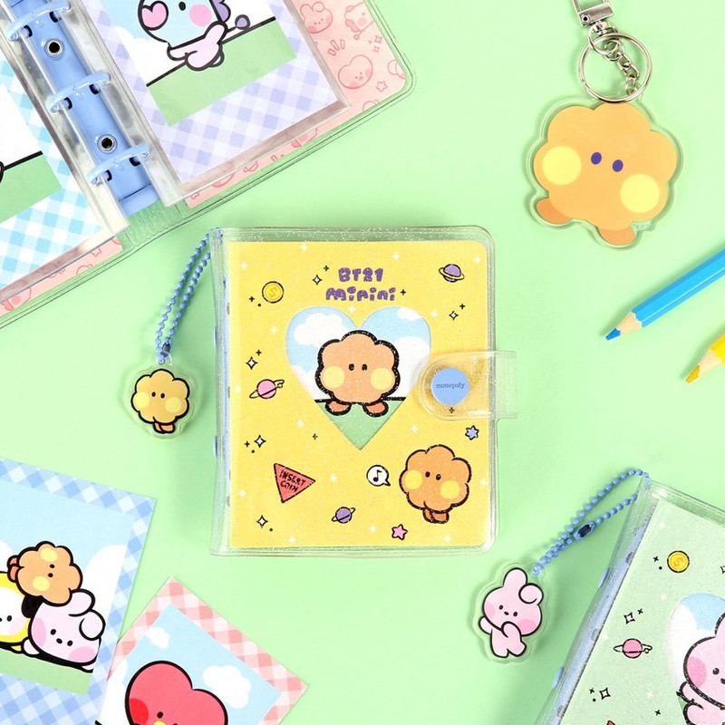 BT21 Minini 3-ring Slip In Pocket Photo Card Album