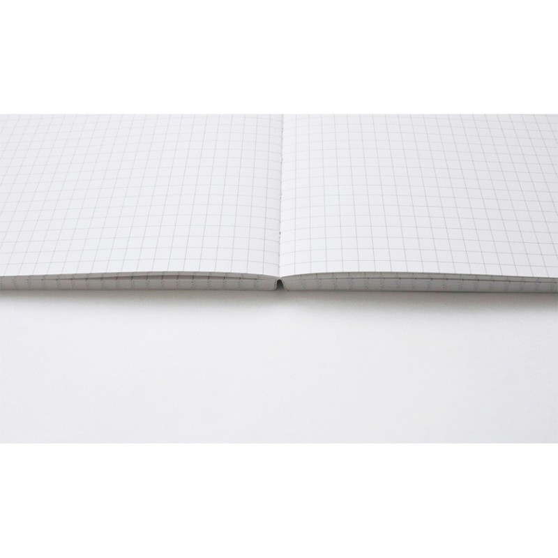 Opens flat - Wavydays Medium Grid Plain Notebook