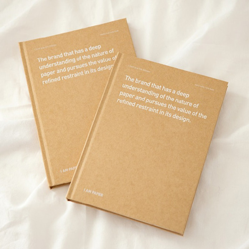 Ardium Kraft I Am Paper Hardcover Lined Notebook
