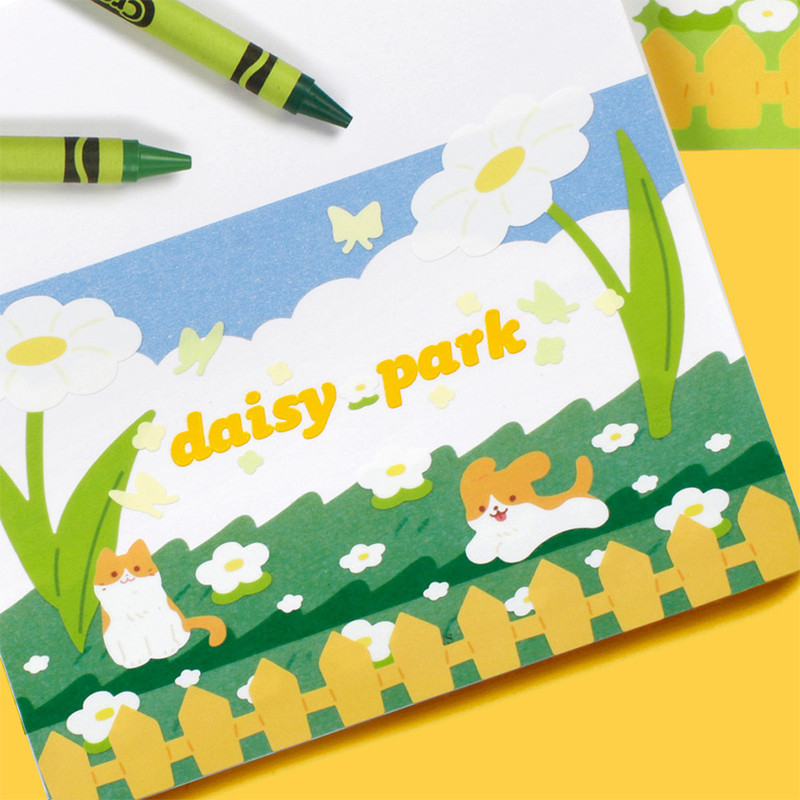 Usage example - After The Rain Colorful Matte Sticker Pack of 12 Sheets