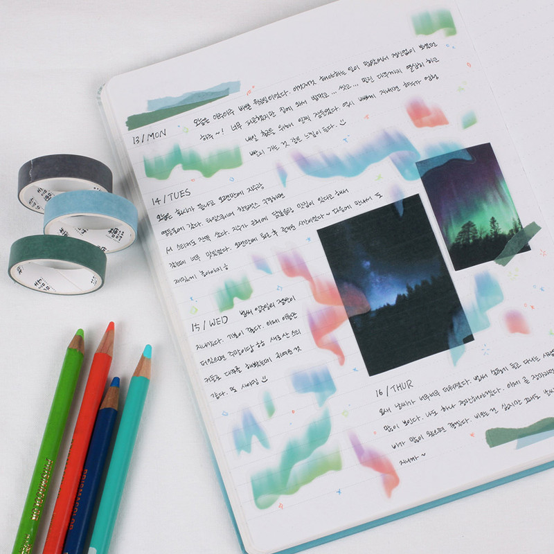 Usage example - Appree Aurora Nature Clear Sticker