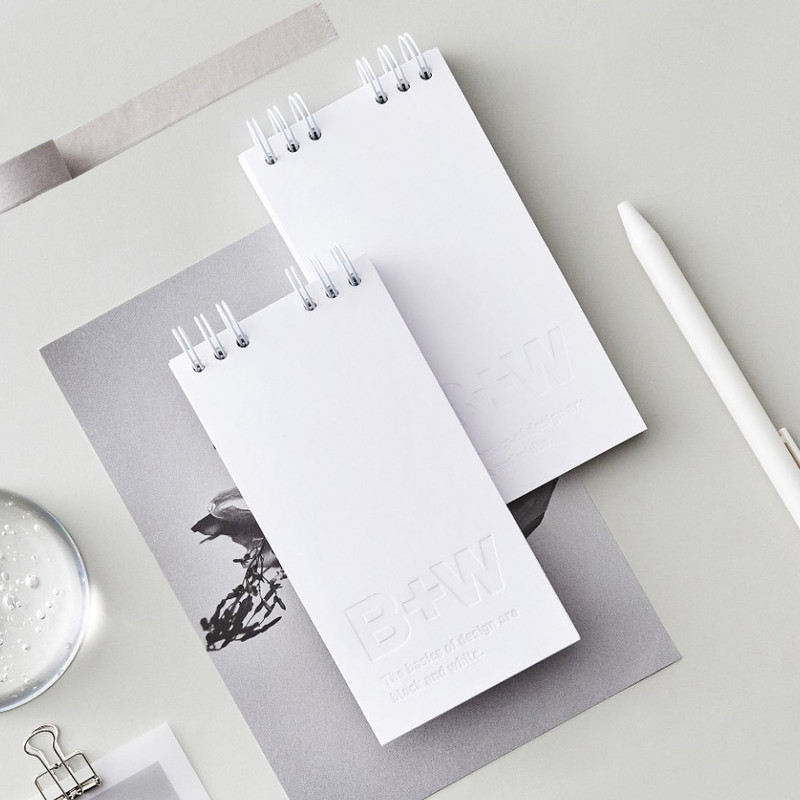 Ardium B+W Handy Wirebound Lined Notepad Ardium B+W Handy Wirebound Lined Notepad