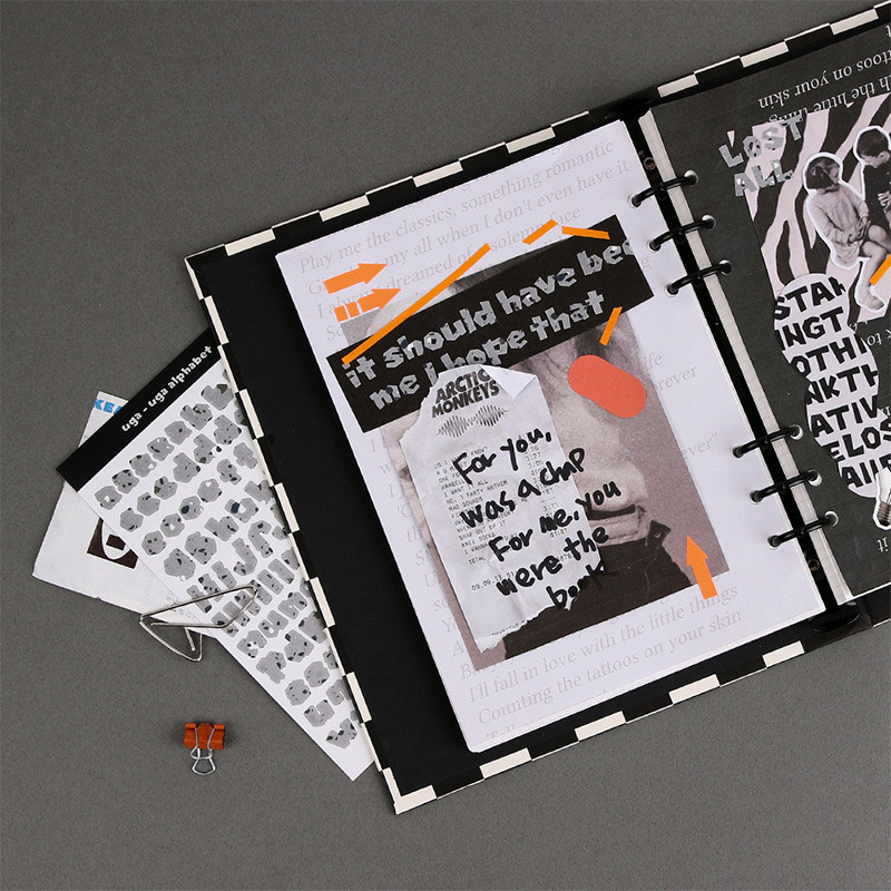 Usage example - Stone Age Alphabet Number Paper Sticker Pack Usage example - Stone Age Alphabet Number Paper Sticker Pack