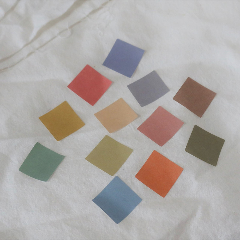 Usage example - Todaygoods Craft Color Paper Sticker Pack Usage example - Todaygoods Craft Color Paper Sticker Pack