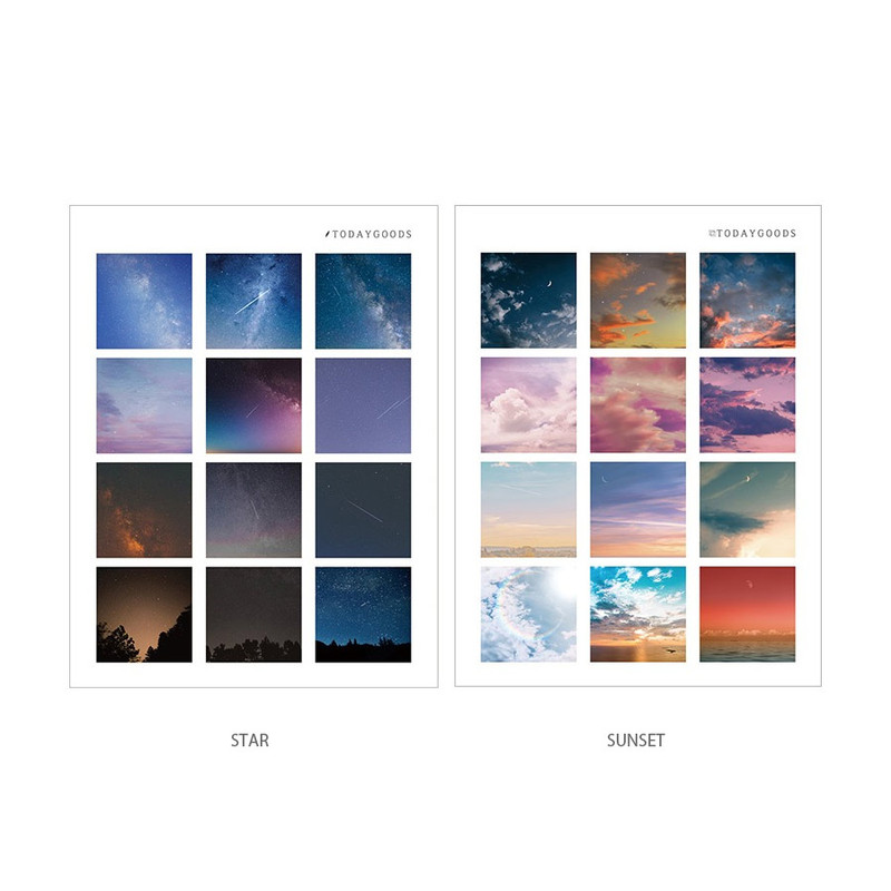 Option - Usage example - Todaygoods Vibe Removable Square Sticker