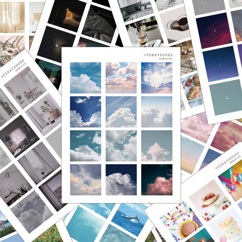 Usage example - Todaygoods Vibe Removable Square Sticker Pack Usage example - Todaygoods Vibe Removable Square Sticker Pack